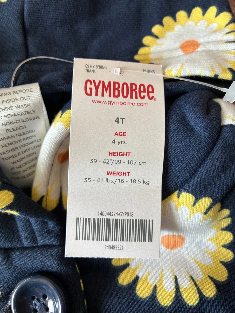 Gymboree Daisy Days Set. Hooded Jacket, Fleece Pants, Socks, Hair Clips.